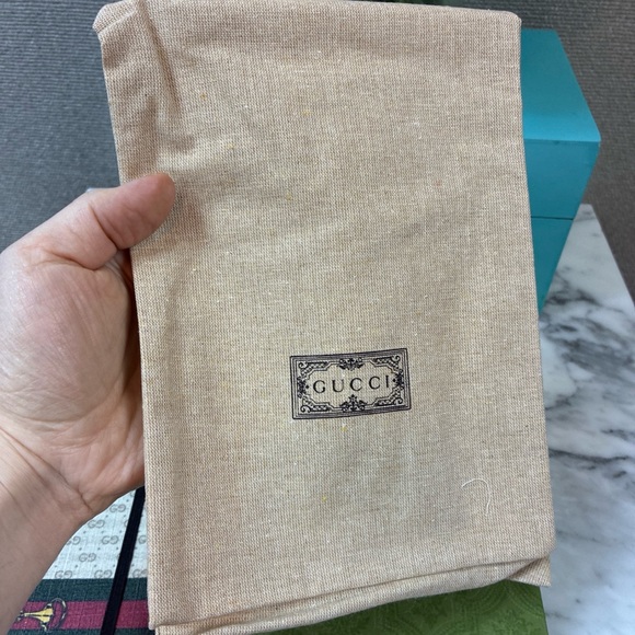 Gucci GG Horsebit Leather Notebook Red & Green Stripe - NWT w/ Dust Bag & Box - Picture 10 of 10